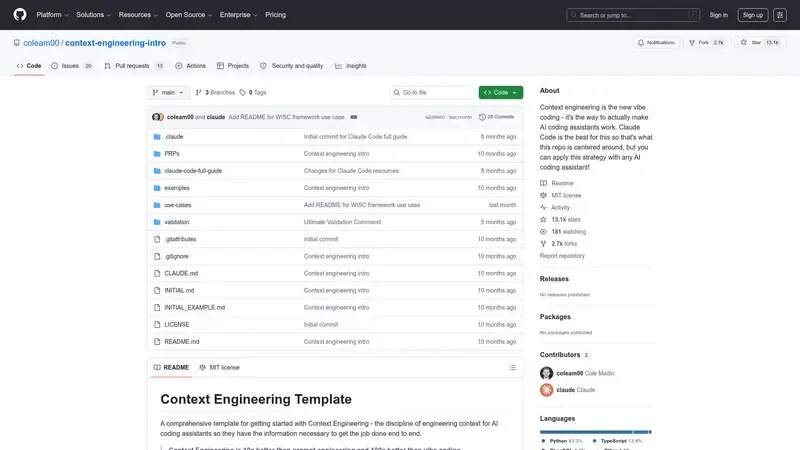 Context Engineering Template