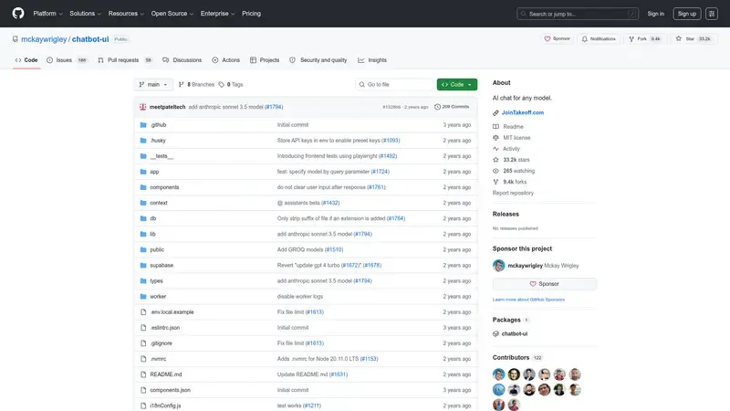 Demo de Chatbot UI Vista previa de Chatbot UI